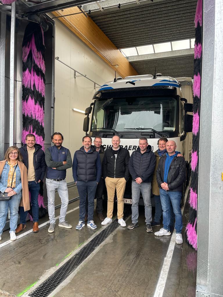 opening truckwash Brugge Pathoekeweg Bruges